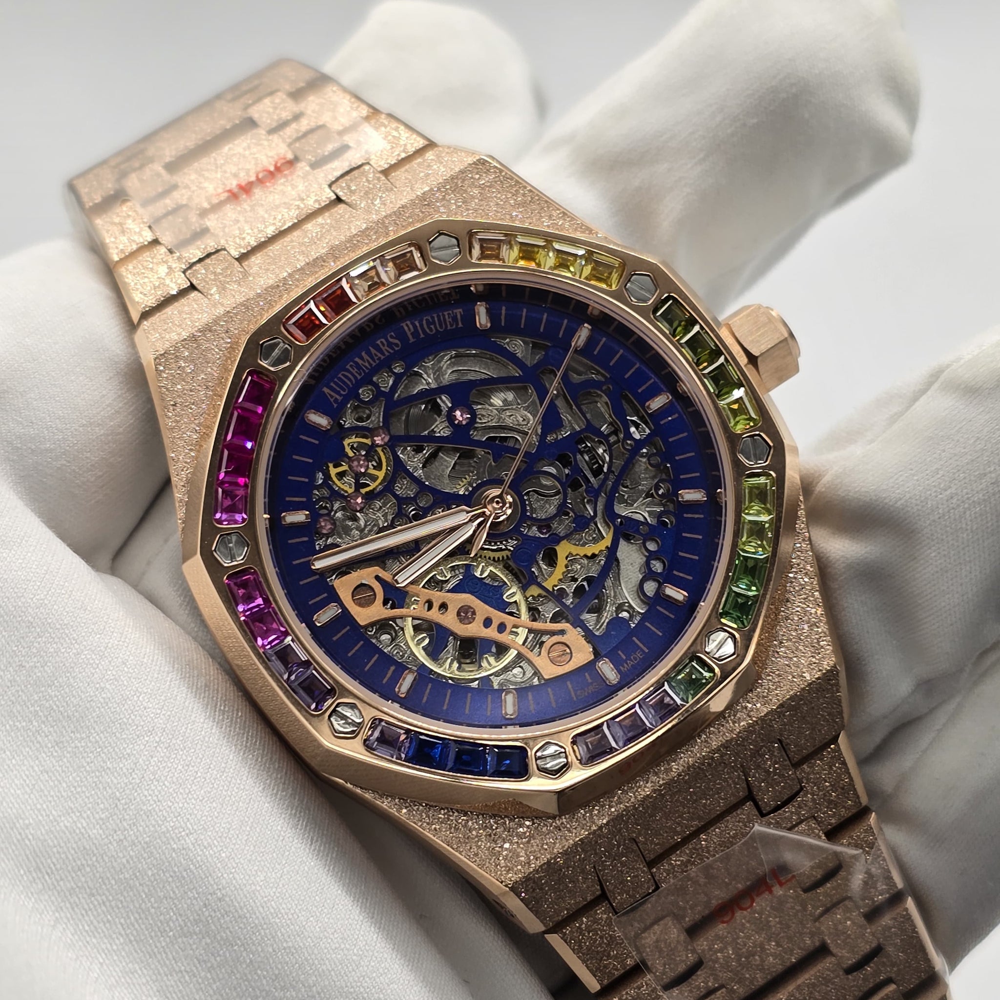 Audemars Piguet Men Skeleton Stone Automatic