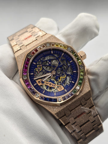 Audemars Piguet Men Skeleton Stone Automatic